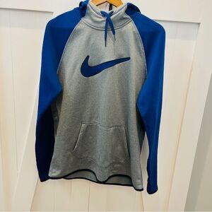 NIKE THERMA - FIT Sweatshirt Hoodie Women’s LARGE Cowl Neck SWOOSH Size L
